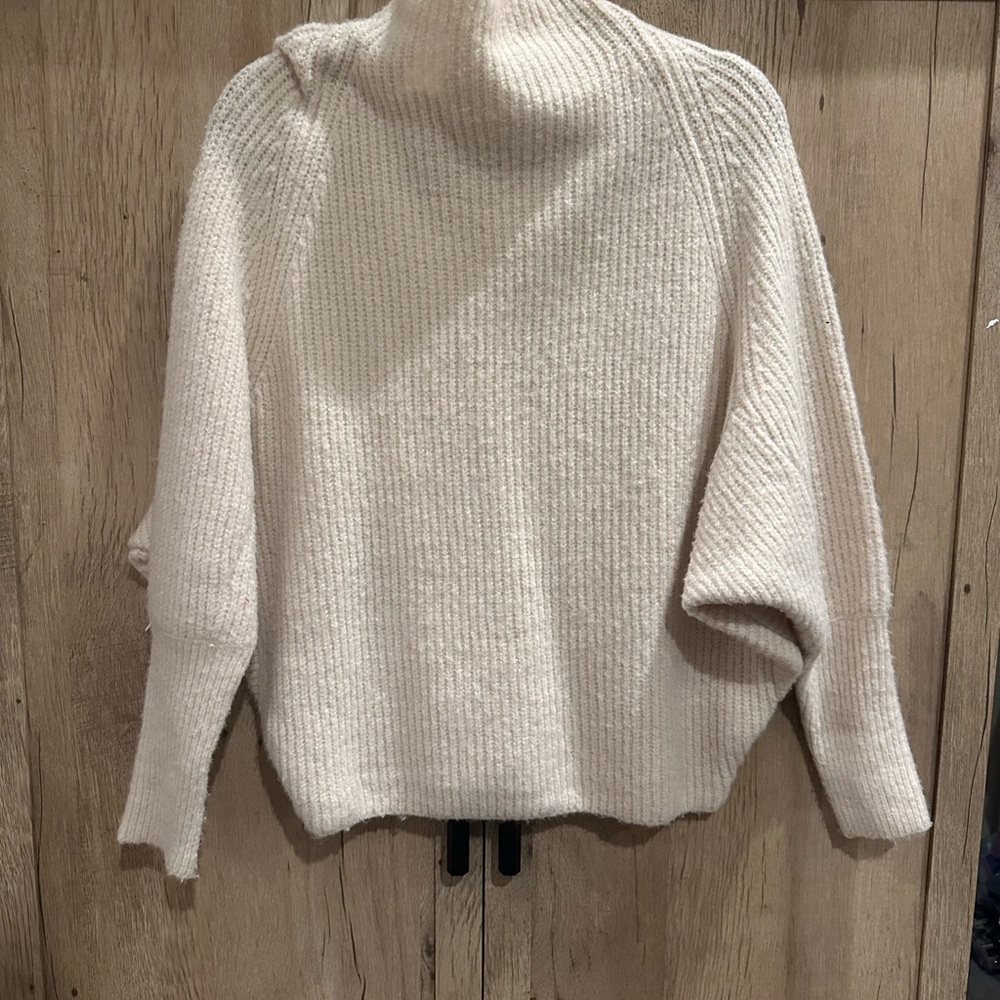 Newbury Kustom Cream Cowl Neck Sweater